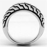 Alamode Reverse Two-Tone Brass Ring with No Stone - Alamode - Flyclothing LLC