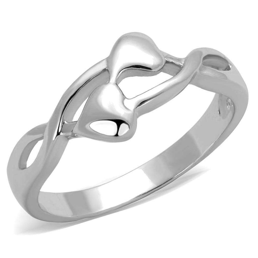 Alamode Rhodium Brass Ring with No Stone - Alamode - Flyclothing LLC