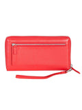 Scully RED ZIP AROUND SLIM CLUTCH - Scully Leather - Flyclothing LLC