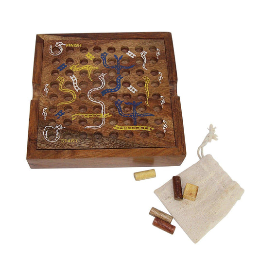 Handmade Snake and Ladders Game - Asha Handicrafts - Flyclothing LLC