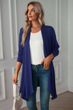 Open Front Long Sleeve Cardigan - Trendsi - Flyclothing LLC