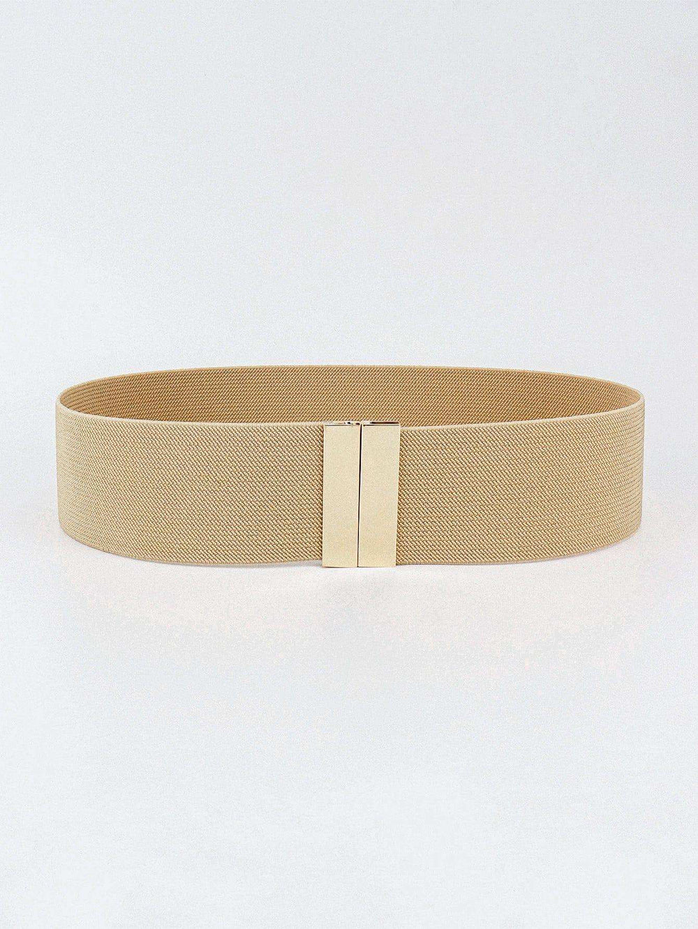 Alloy Buckle Elastic Belt - Trendsi - Flyclothing LLC