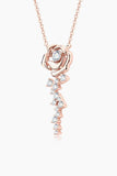 925 Sterling Silver 18K Rose Gold-Plated Pendant Necklace - Trendsi - Flyclothing LLC