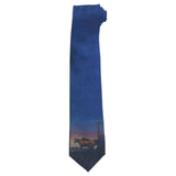 Limited-Edition Outside Sunset with Horses Silk Tie by Howard Post - Rockmount Clothing - Flyclothing LLC