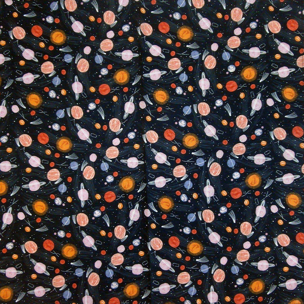 Rockmount Clothing Mens Solar System Print Short Sleeve Western Shirt in Navy - Rockmount Clothing - Flyclothing LLC