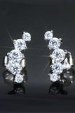 All You Need Moissanite Platinum-Plated Earrings - Trendsi - Flyclothing LLC