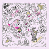 Vintage Western U.S. States Map Silk Scarf - Rockmount Clothing - Flyclothing LLC