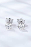 Good Days Ahead Moissanite Stud Earrings - Trendsi - Flyclothing LLC