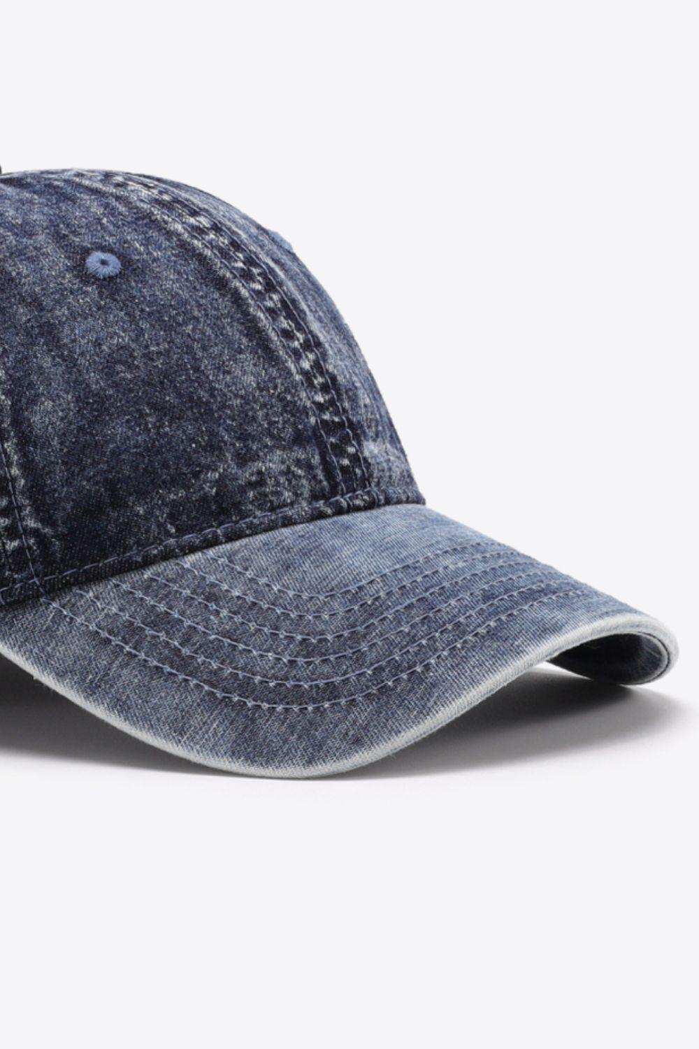 Plain Adjustable Baseball Cap - Trendsi - Flyclothing LLC