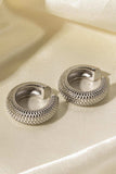 Scale Stainless Steel Cuff Earrings - Trendsi - Flyclothing LLC