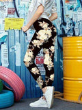 Printed High Waist Skinny Leggings - Trendsi - Flyclothing LLC