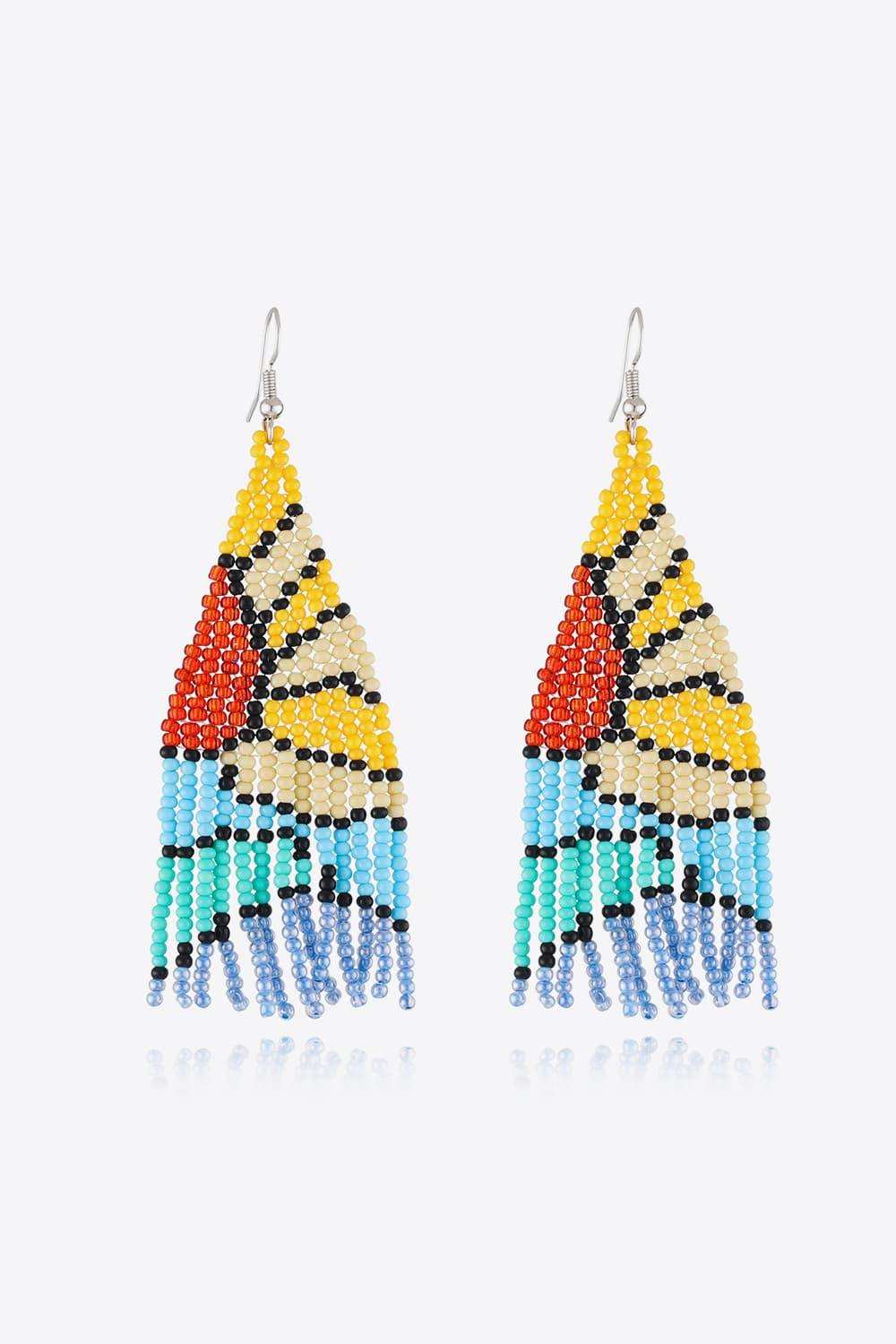 Beaded Dangle Earrings - Trendsi - Flyclothing LLC
