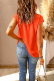 Embroidered Short Sleeve Blouse - Trendsi - Flyclothing LLC