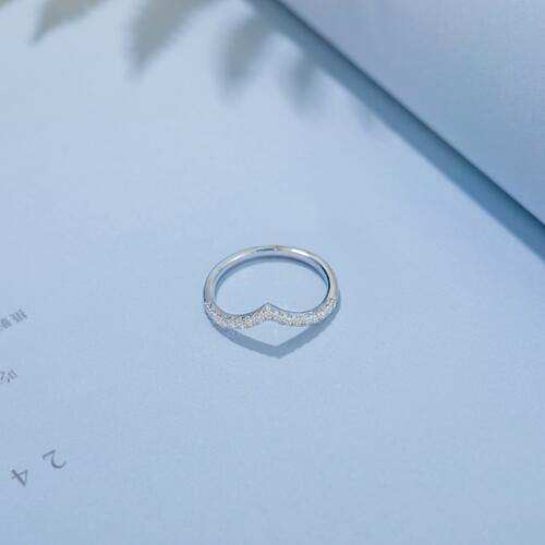 Moissanite 925 Sterling Silver Ring - Trendsi - Flyclothing LLC