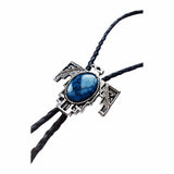 Silver Thunderbird with Stone Inlay Western Bolo Tie - Rockmount Clothing - Flyclothing LLC