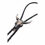 Tri-Color Steer Skull Western Bolo Tie - Rockmount Clothing - Flyclothing LLC