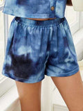 Printed Elastic Waist Shorts - Trendsi - Flyclothing LLC