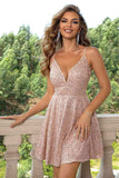 Sequin Spaghetti Strap Dress - Trendsi - Flyclothing LLC