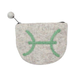 Felt Pisces Zodiac Coin Purse - Global Groove - Global Groove - Flyclothing LLC