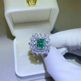 3 Carat Moissanite 925 Sterling Silver Ring - Trendsi - Flyclothing LLC