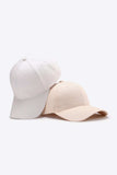 Plain Adjustable Cotton Baseball Cap - Trendsi - Flyclothing LLC
