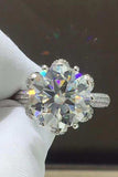 5 Carat Moissanite Side Stone Ring - Trendsi - Flyclothing LLC