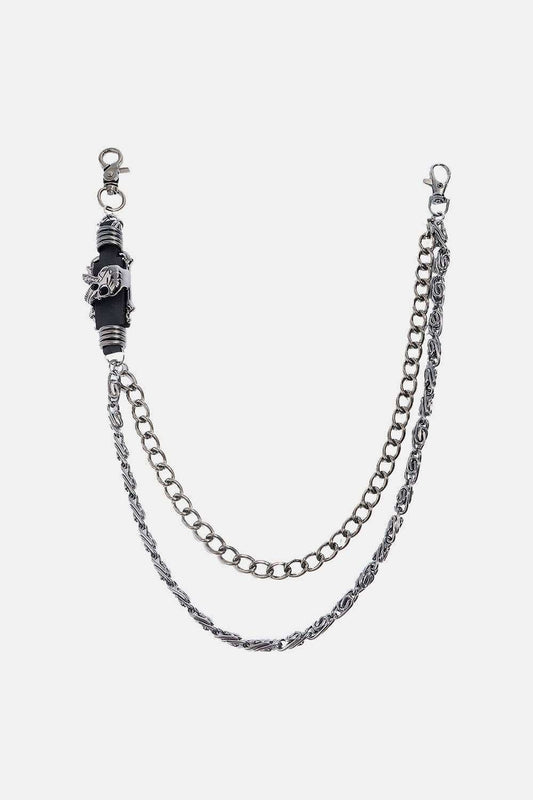 Double Layer Alloy Chain Belt - Trendsi - Flyclothing LLC