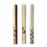 Tall Hand Painted Candles - Three in Box - Kiwanja Design - Nobunto - Nobunto - Flyclothing LLC