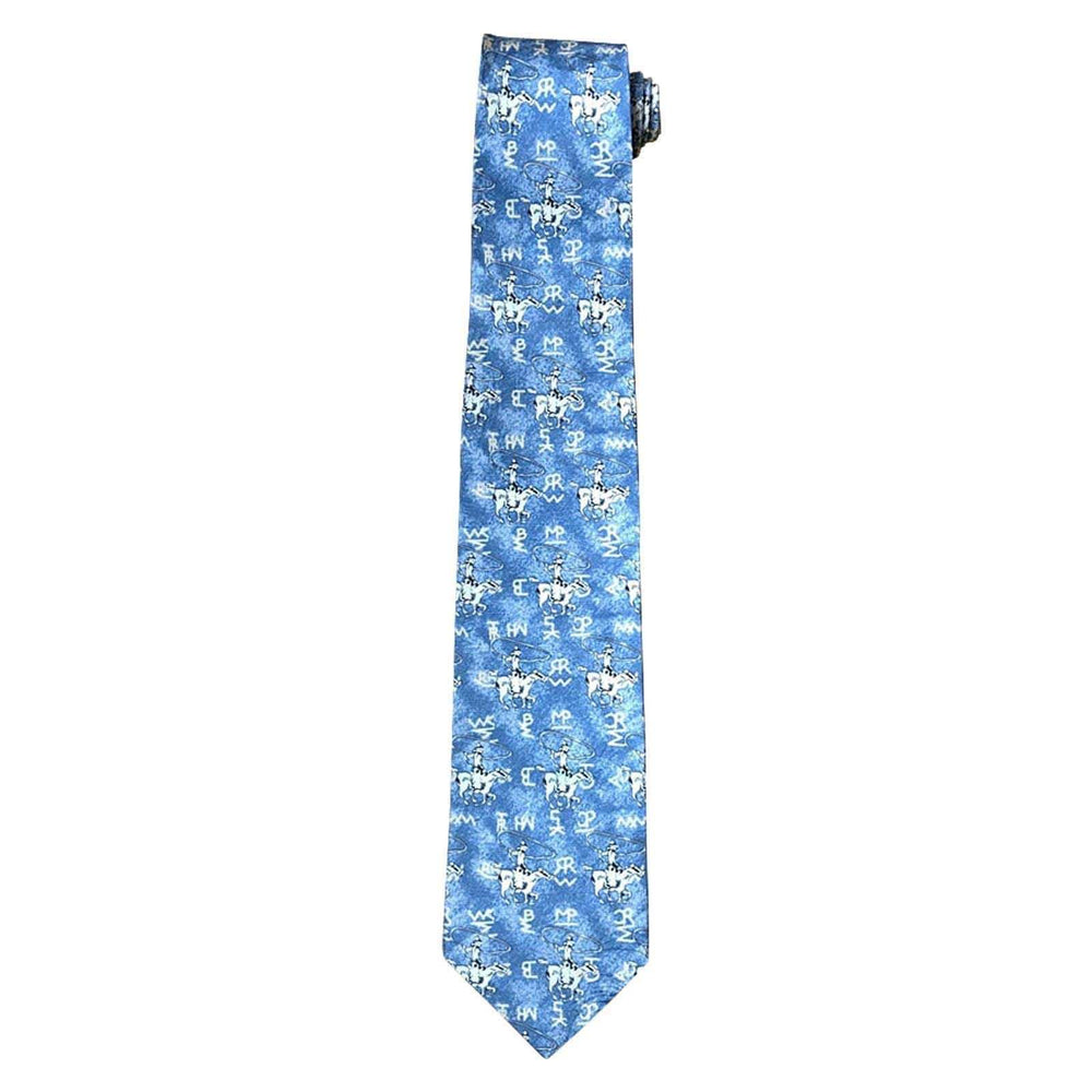 Roper & Brands Denim Western Silk Tie - Rockmount Clothing - Flyclothing LLC