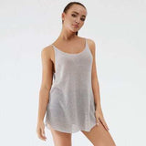 Scoop Neck Spaghetti Strap Knit Cami - Trendsi - Flyclothing LLC