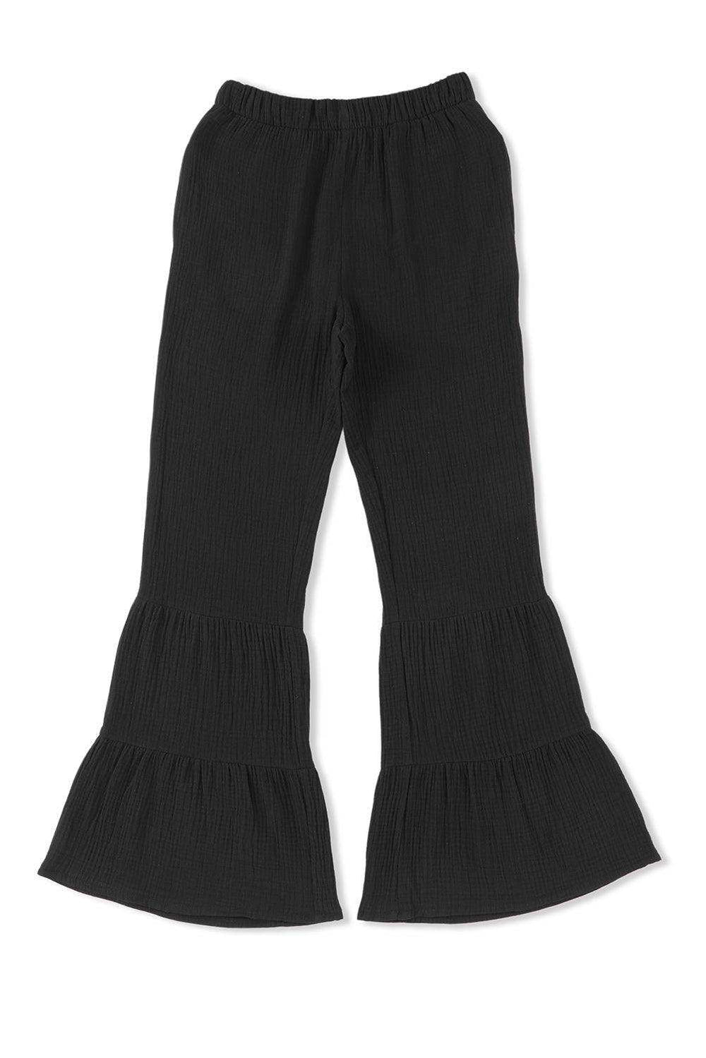 Long Flare Pants with Pocket - Trendsi - Flyclothing LLC