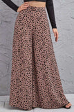 Animal Print High-Rise Culottes - Trendsi - Flyclothing LLC