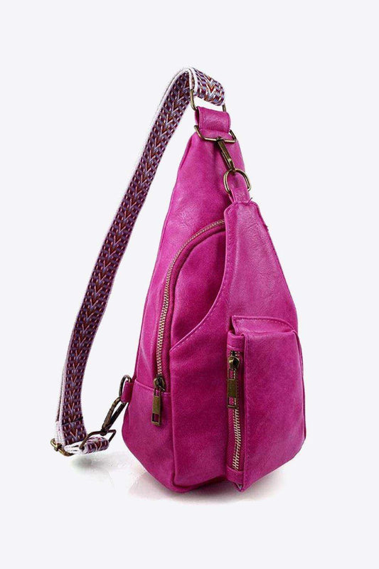 All The Feels PU Leather Sling Bag - Trendsi - Flyclothing LLC