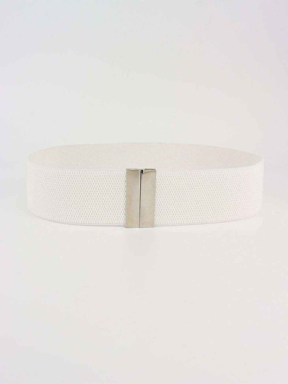 Alloy Buckle Elastic Belt - Trendsi - Flyclothing LLC