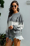 Drop Shoulder Round Neck Sweatshirt - Trendsi - Flyclothing LLC
