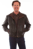 Scully BLACK FEATHERLITE DOUBLE COLLAR JACKET - Scully Leather - Flyclothing LLC