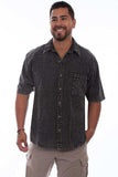 Scully BLACK DISTRESSED THE TRAVELER - Scully Leather - Flyclothing LLC