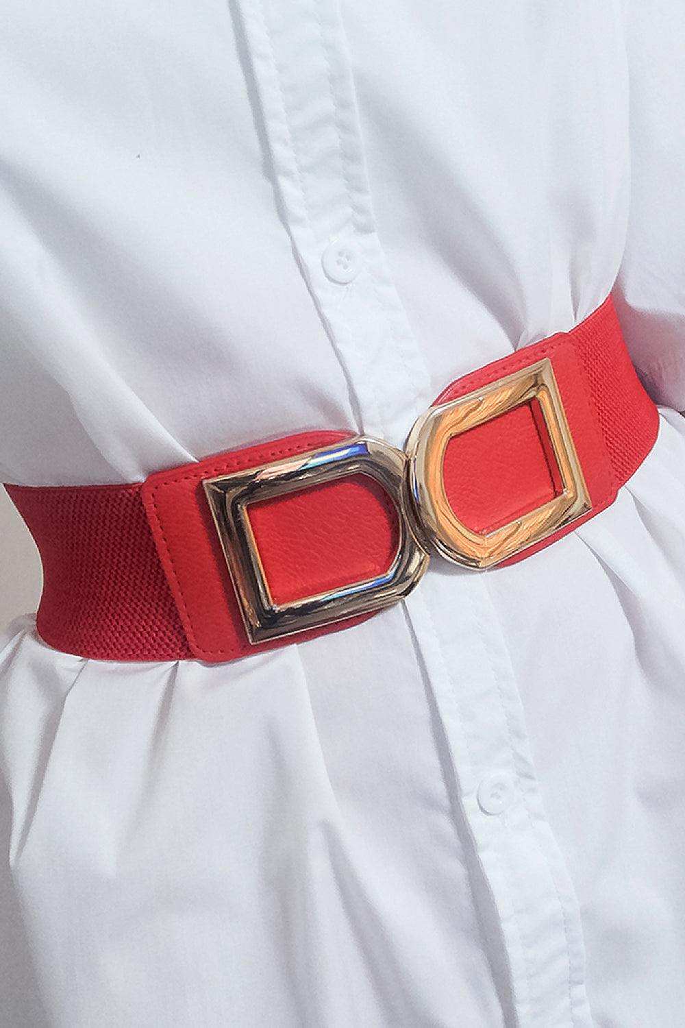 Double D Buckle PU Belt - Trendsi - Flyclothing LLC