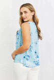 Sew In Love Off To Brunch Full Size Floral Tank Top - Trendsi - Flyclothing LLC