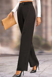 Long Loose Fit Straight Pants - Trendsi - Flyclothing LLC