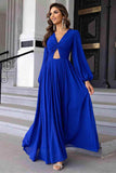 Twist Front Cutout Long Sleeve Dress - Trendsi - Flyclothing LLC