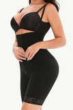 Full Size Lace Detail Zip-Up Under-Bust Shaping Bodysuit - Trendsi - Flyclothing LLC