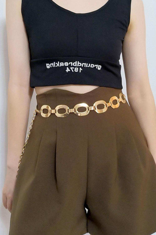 Lobster Clasp Ferroalloy Belt - Trendsi - Flyclothing LLC