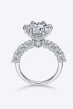 5 Carat Moissanite Side Stone Ring - Trendsi - Flyclothing LLC