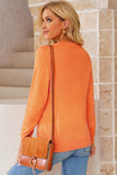 Round Neck Long Sleeve Top - Trendsi - Flyclothing LLC