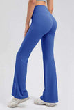 High Waist Straight Active Pants - Trendsi - Flyclothing LLC