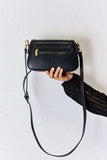 David Jones PU Leather Crossbody Bag - Trendsi - Flyclothing LLC