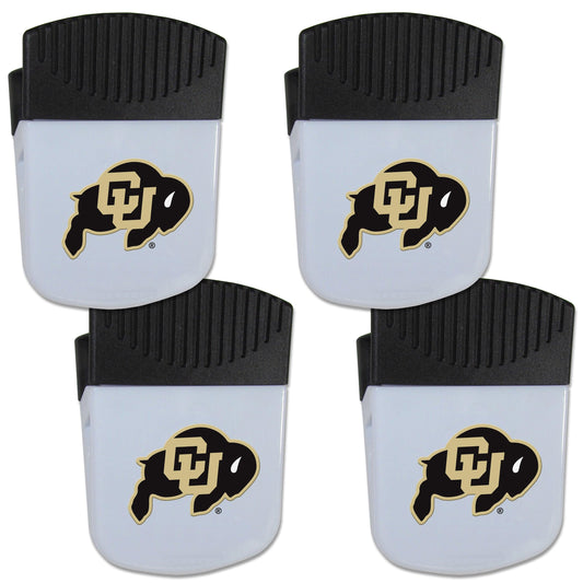 Colorado Buffaloes Chip Clip Magnet with Bottle Opener, 4 pack - Flyclothing LLC