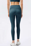 High Waist Slim Fit Long Sports Pants - Trendsi - Flyclothing LLC