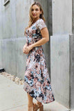 Heimish Give Me Roses Full Size Floral Maxi Wrap Dress - Trendsi - Flyclothing LLC